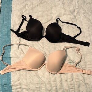 Elegant Black and Cream Women's Bras